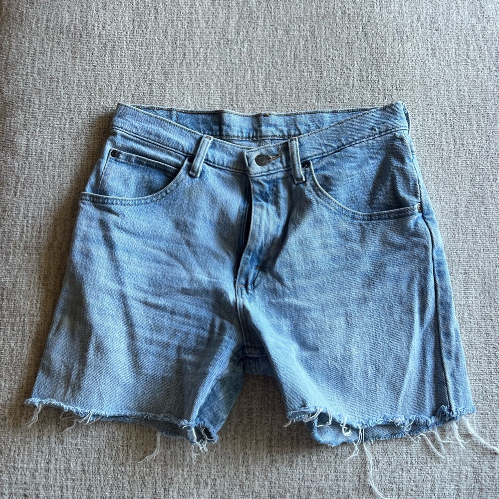 Wrangler Light Blue Jean Shorts